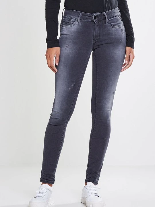 Zdjęcie produktu Jeansy Slim Fit Replay ciemnoszary