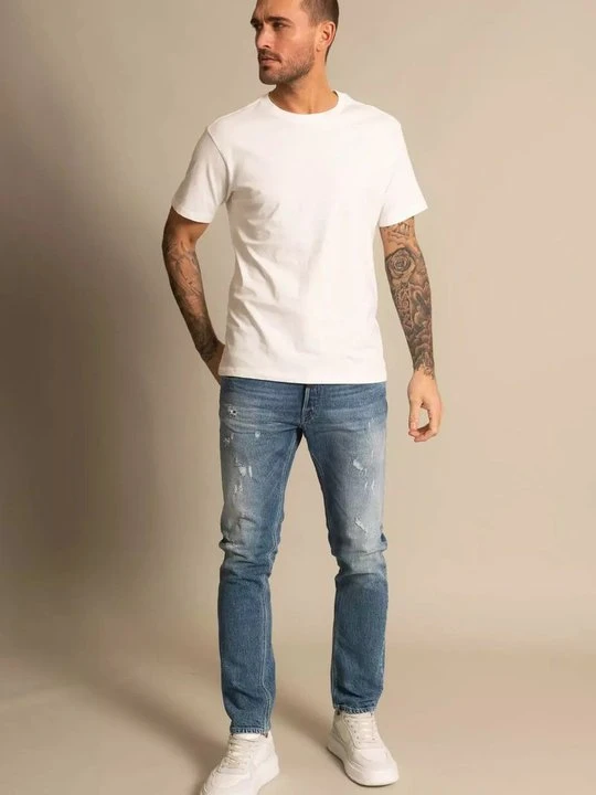 Zdjęcie produktu Jeansy Slim Fit Replay przecierany denim