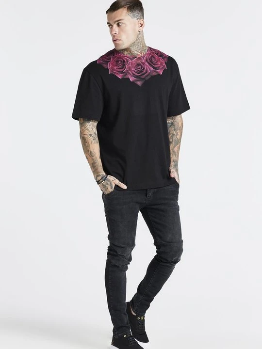 Zdjęcie produktu Jeansy Slim Fit SikSilk czarny