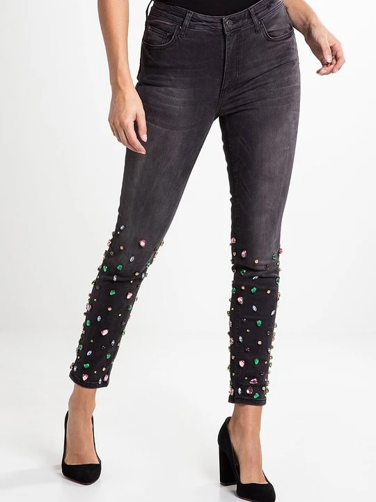Zdjęcie produktu Jeansy Slim Fit Silvian Heach szary