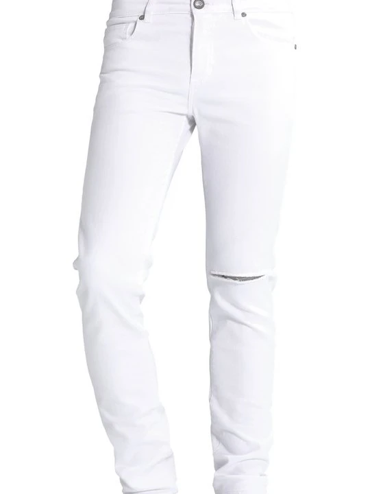 Zdjęcie produktu Jeansy Slim Fit Sixth June biały