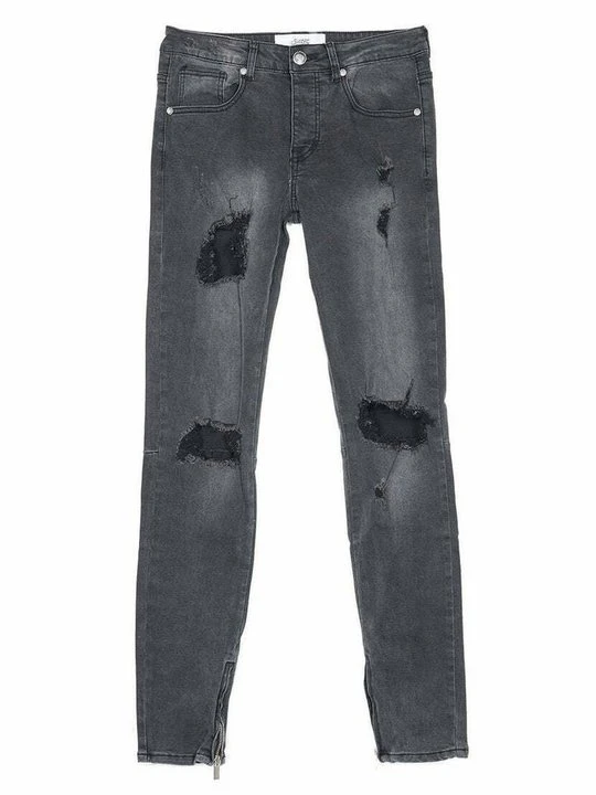 Zdjęcie produktu Jeansy Slim Fit Sixth June czarny