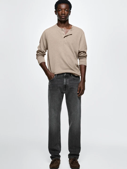 Zdjęcie produktu Jeansy Slim Fit - Szary - Massimo Dutti - Male