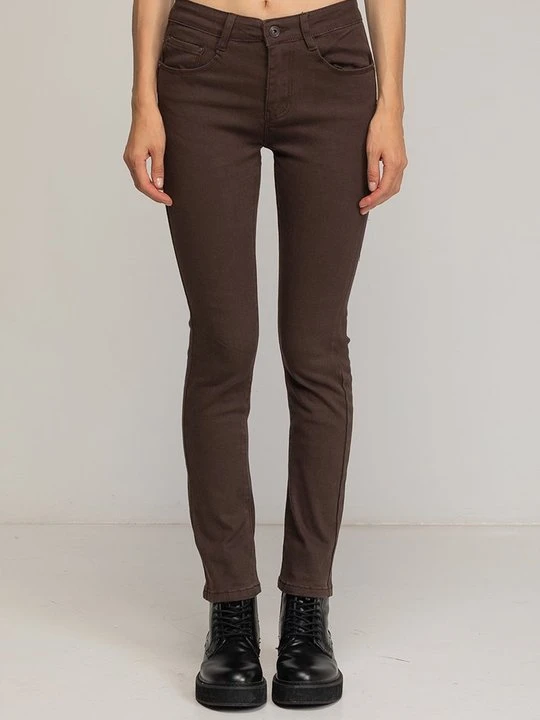 Zdjęcie produktu Jeansy Slim Fit Tantra brązowy