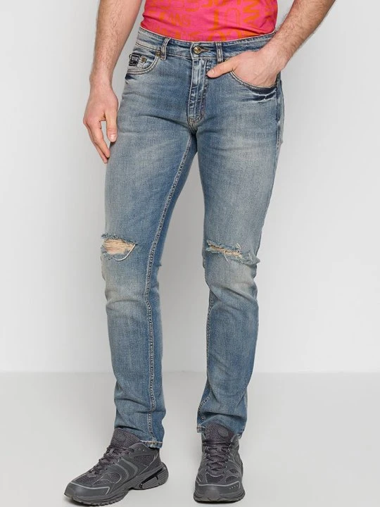 Zdjęcie produktu Jeansy Slim Fit Versace Jeans Couture niebieski denim