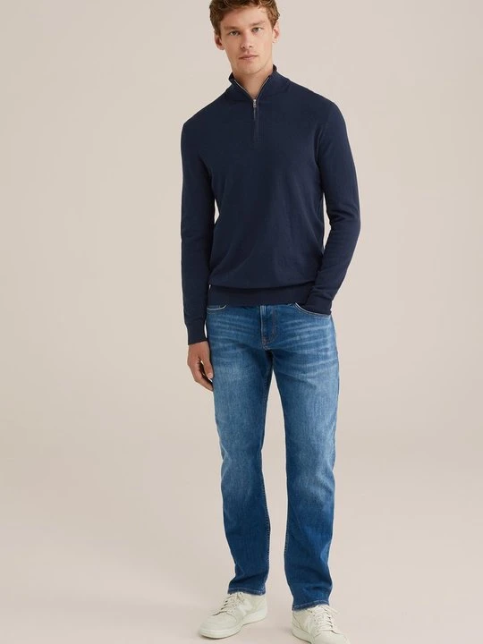 Zdjęcie produktu Jeansy Slim Fit WE Fashion granatowy