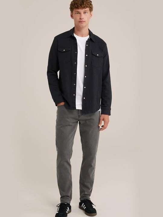 Zdjęcie produktu Jeansy Slim Fit WE Fashion jasnoszary