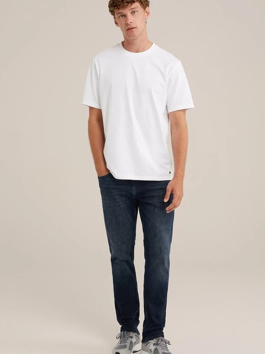 Zdjęcie produktu Jeansy Slim Fit WE Fashion granatowy