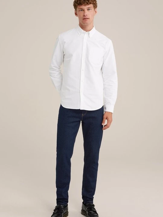 Zdjęcie produktu Jeansy Slim Fit WE Fashion granatowy