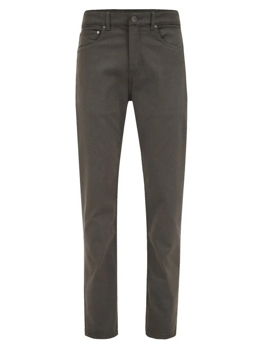 Zdjęcie produktu Jeansy Slim Fit WE Fashion ciemnozielony melanż