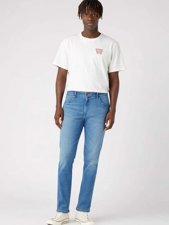 Zdjęcie produktu Jeansy Slim Fit Wrangler jasnoniebieski denim