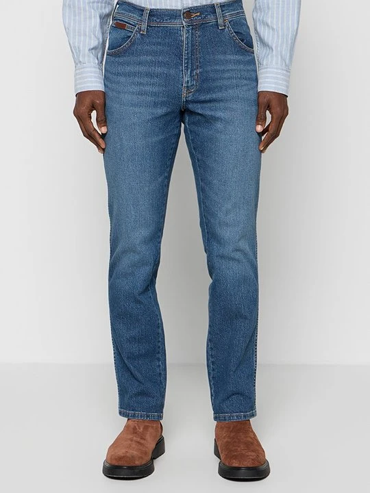 Zdjęcie produktu Jeansy Slim Fit Wrangler fioletowy