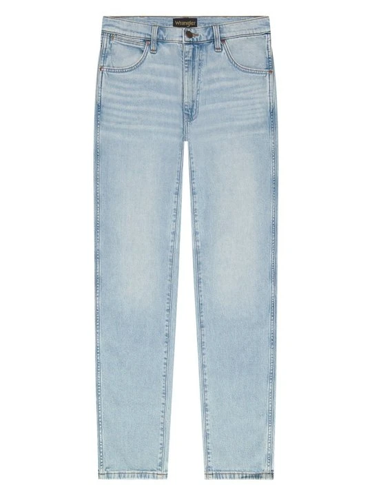 Zdjęcie produktu Jeansy ze zwężanymi nogawkami Wrangler jasnoniebieski denim