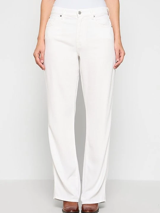 Zdjęcie produktu Jeansy Straight Leg 7 For All Mankind biały
