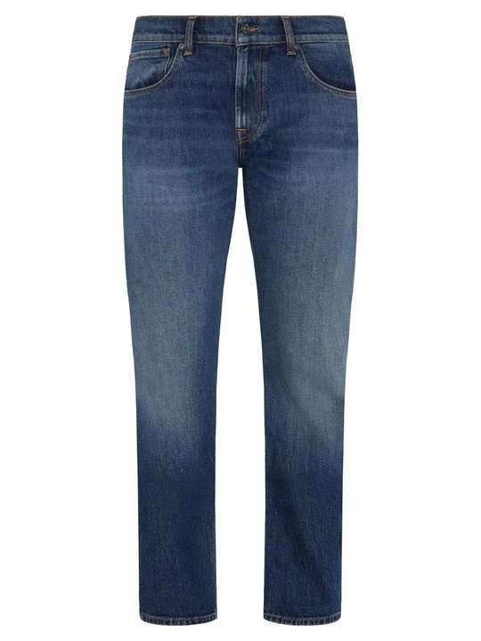 Zdjęcie produktu Jeansy Straight Leg 7 For All Mankind granatowy