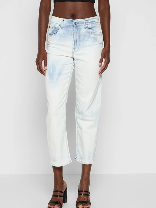 Zdjęcie produktu Jeansy Straight Leg 7 For All Mankind biały