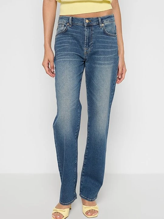 Zdjęcie produktu Jeansy Straight Leg 7 For All Mankind niebieski