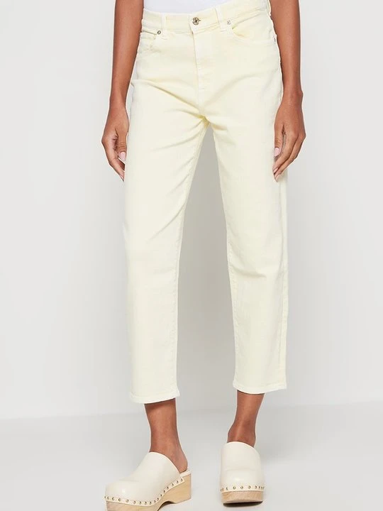 Zdjęcie produktu Jeansy Straight Leg 7 For All Mankind żółty