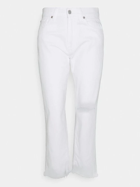Zdjęcie produktu Jeansy Straight Leg 7 For All Mankind biały