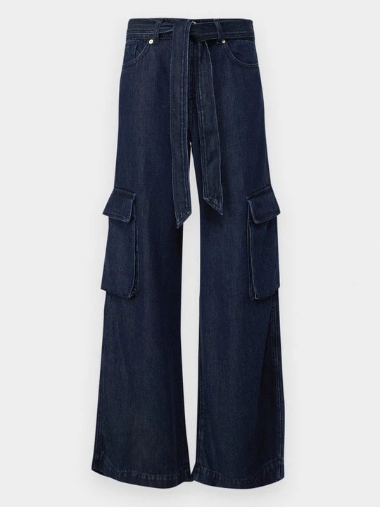 Zdjęcie produktu Jeansy Straight Leg 7 For All Mankind granatowy
