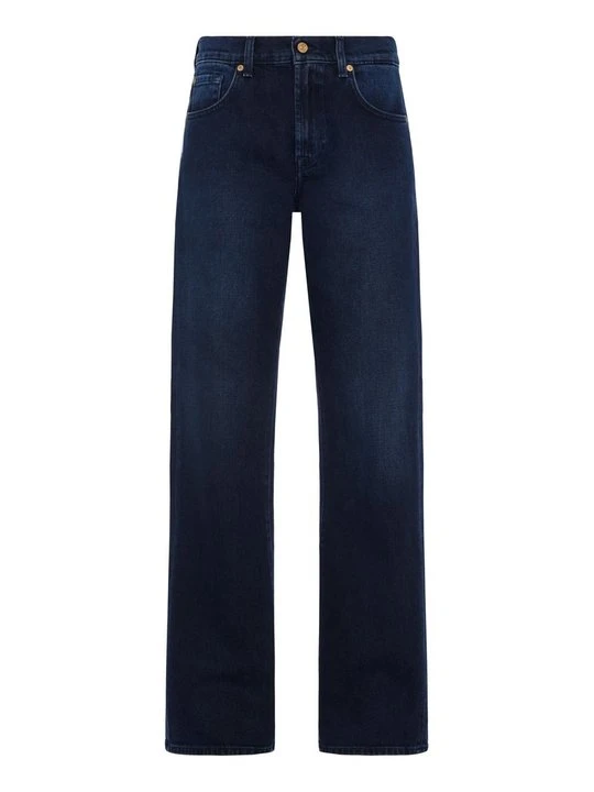 Zdjęcie produktu Jeansy Straight Leg 7 For All Mankind granatowy