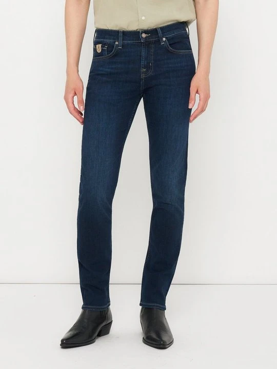 Zdjęcie produktu Jeansy Straight Leg 7 For All Mankind granatowy