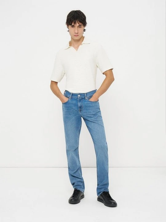 Zdjęcie produktu Jeansy Straight Leg 7 For All Mankind jasnoniebieski