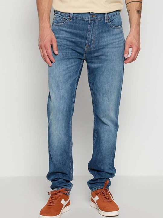 Zdjęcie produktu Jeansy Straight Leg 7 For All Mankind niebieski