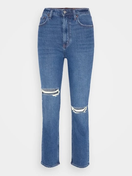 Zdjęcie produktu Jeansy Straight Leg Abercrombie & Fitch niebieski denim