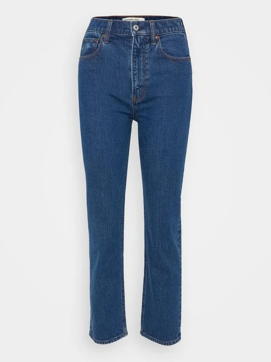 Zdjęcie produktu Jeansy Straight Leg Abercrombie & Fitch ciemnoniebieski