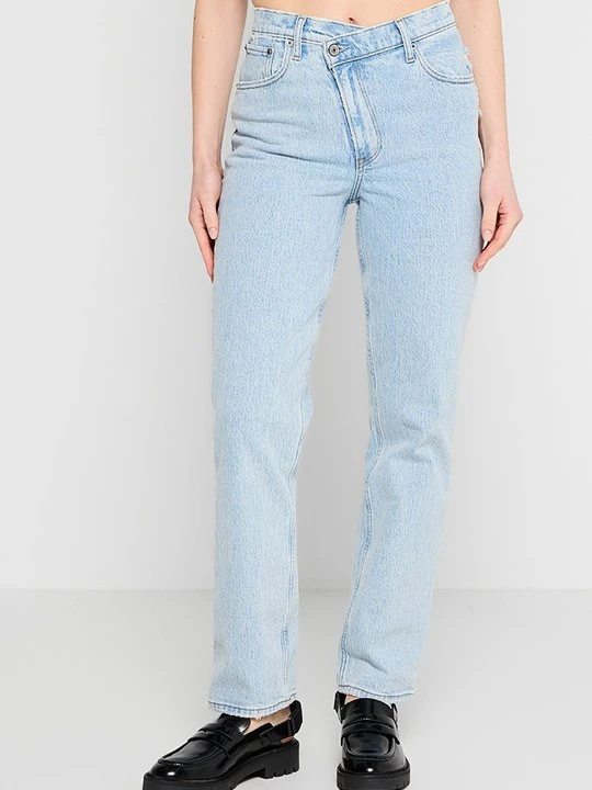 Zdjęcie produktu Jeansy Straight Leg Abercrombie & Fitch jasnoniebieski