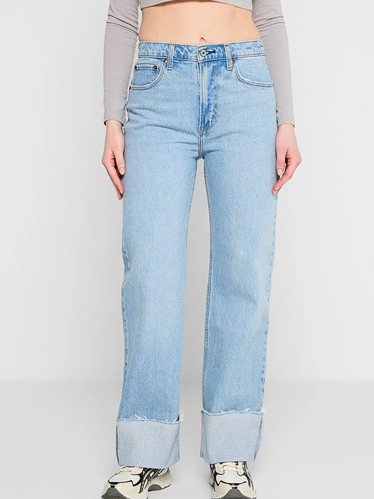 Zdjęcie produktu Jeansy Straight Leg Abercrombie & Fitch jasnoniebieski