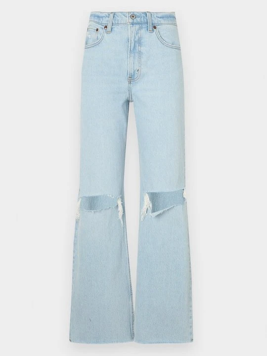 Zdjęcie produktu Jeansy Straight Leg Abercrombie & Fitch jasnoniebieski denim