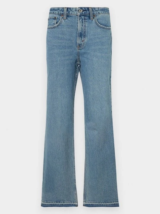 Zdjęcie produktu Jeansy Straight Leg Abercrombie & Fitch niebieski denim