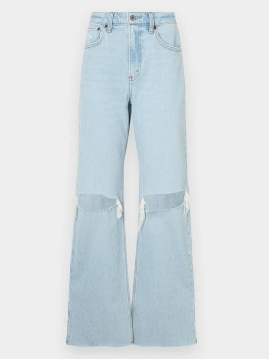 Zdjęcie produktu Jeansy Straight Leg Abercrombie & Fitch jasnoniebieski denim