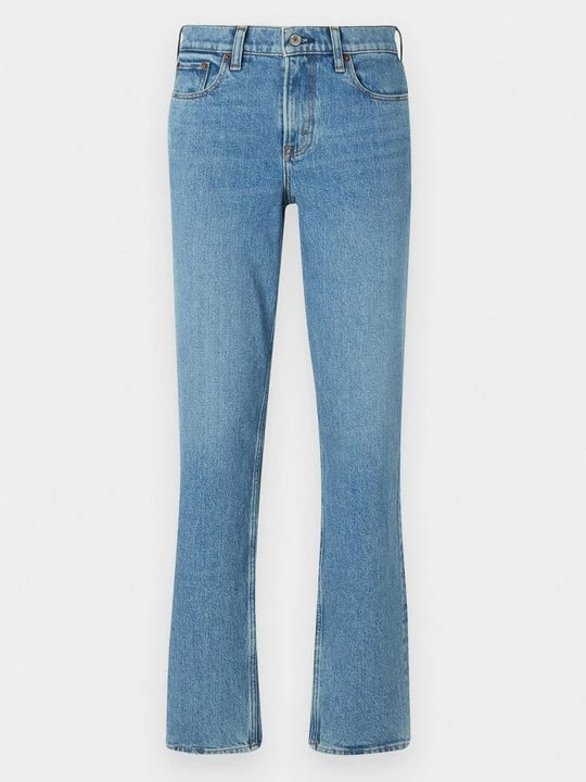 Zdjęcie produktu Jeansy Straight Leg Abercrombie & Fitch niebieski denim