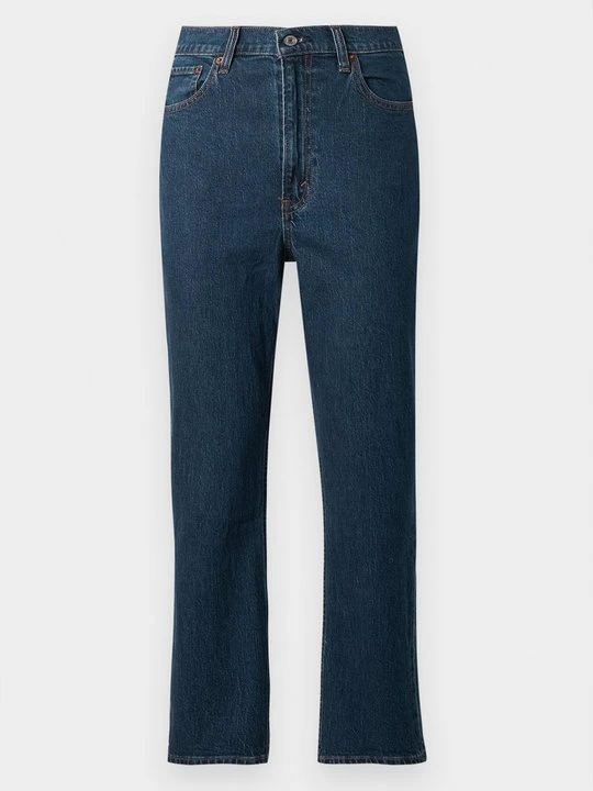 Zdjęcie produktu Jeansy Straight Leg Abercrombie & Fitch ciemnoniebieski