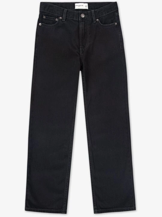 Zdjęcie produktu Jeansy Straight Leg Abercrombie & Fitch granatowy