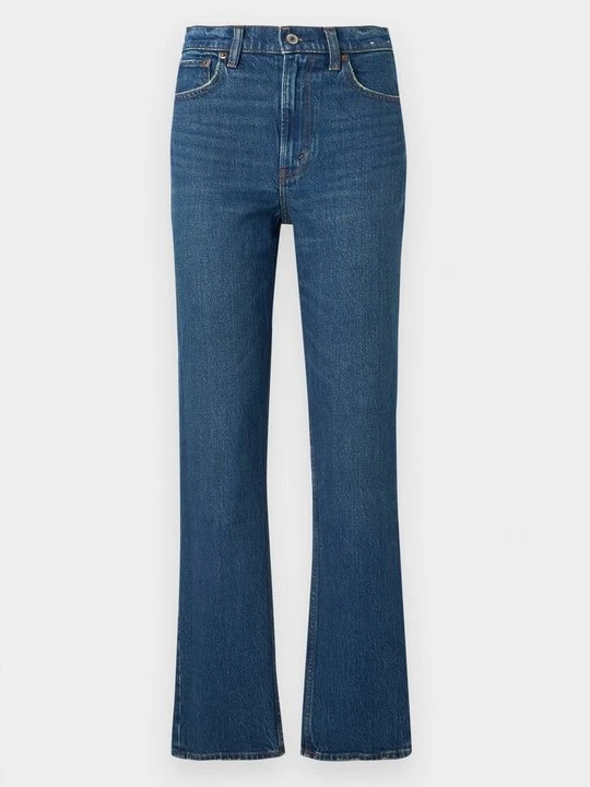 Zdjęcie produktu Jeansy Straight Leg Abercrombie & Fitch ciemnoniebieski