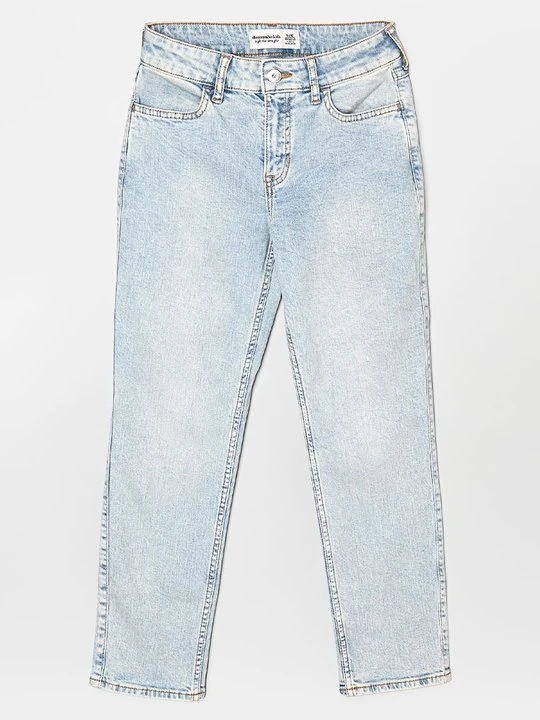 Zdjęcie produktu Jeansy Straight Leg Abercrombie & Fitch jasnoniebieski