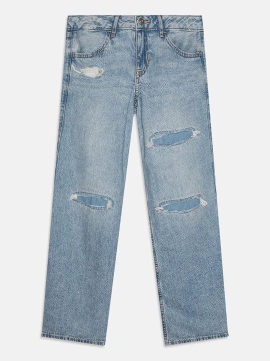 Zdjęcie produktu Jeansy Straight Leg Abercrombie & Fitch ciemnoniebieski