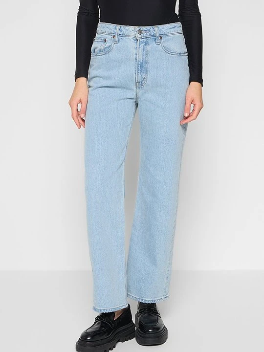Zdjęcie produktu Jeansy Straight Leg Abercrombie & Fitch jasnoniebieski