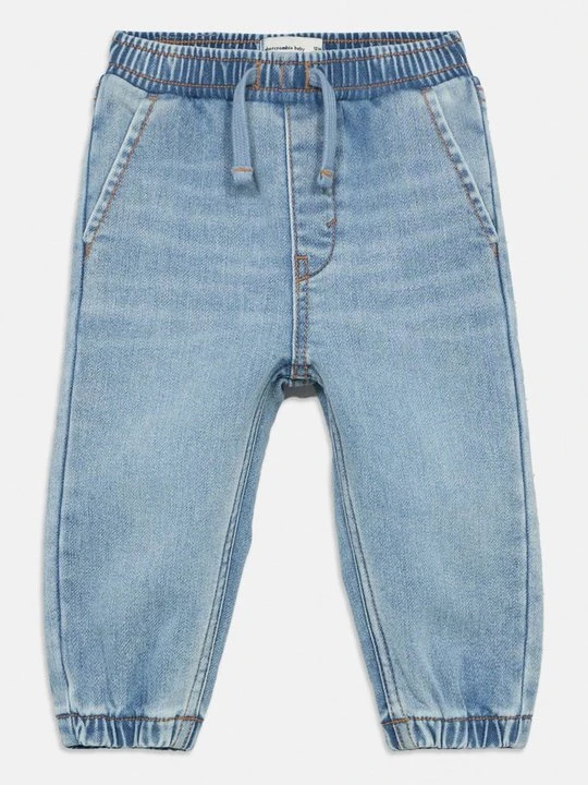 Zdjęcie produktu Jeansy Straight Leg Abercrombie & Fitch jasnoniebieski melanż