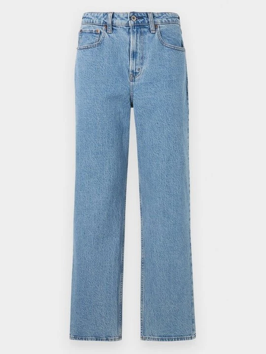 Zdjęcie produktu Jeansy Straight Leg Abercrombie & Fitch niebieski denim