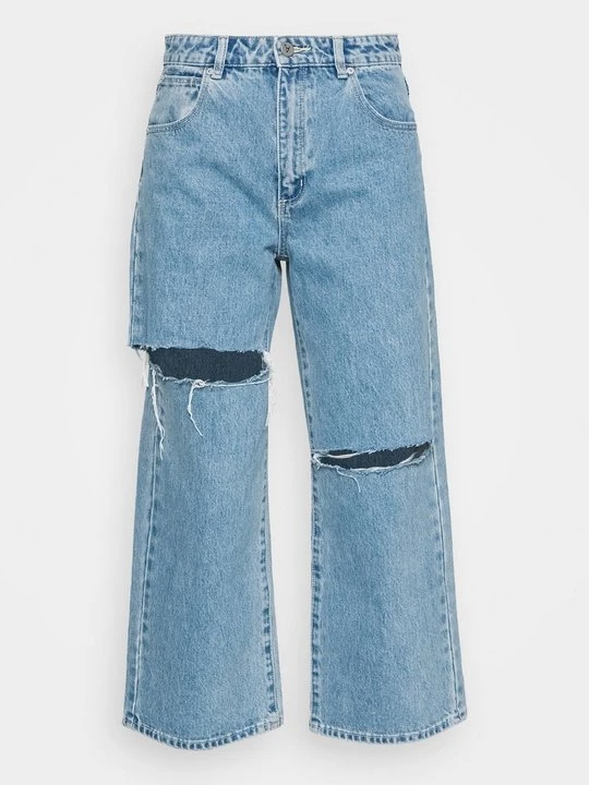 Zdjęcie produktu Jeansy Straight Leg Abrand Jeans przecierany denim
