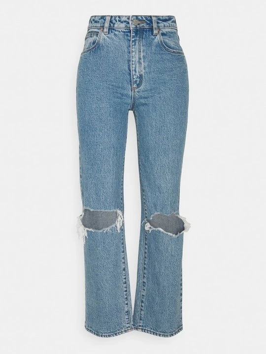 Zdjęcie produktu Jeansy Straight Leg Abrand Jeans przecierany denim