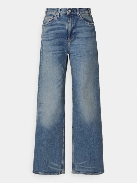 Zdjęcie produktu Jeansy Straight Leg Ag Jeans niebieski denim