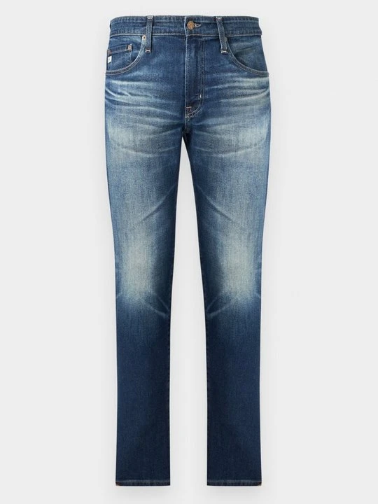 Zdjęcie produktu Jeansy Straight Leg Ag Jeans farbowany denim