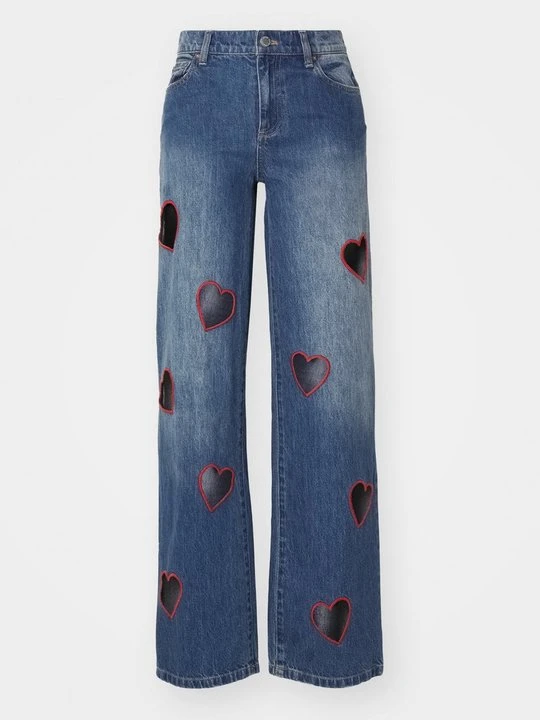 Zdjęcie produktu Jeansy Straight Leg Alice + Olivia niebieski