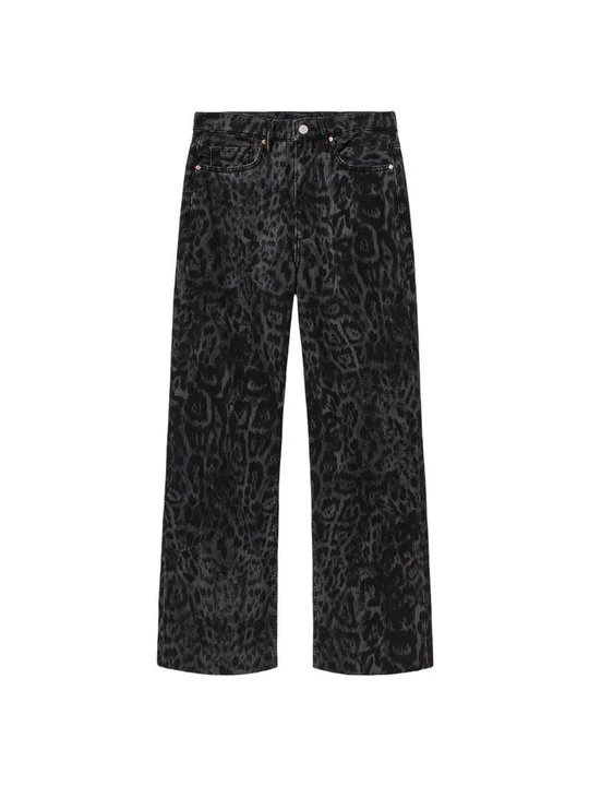 Zdjęcie produktu Jeansy Straight Leg AllSaints czarny melanż